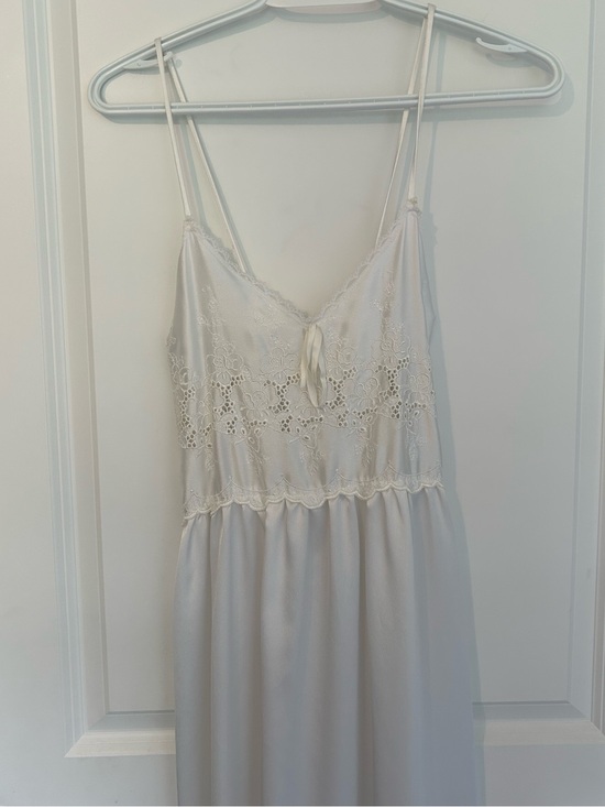Dior Other - Dior Ivory Lace Slip Dress with Satin Ribbon